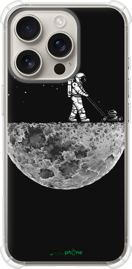 Силіконовий протиударний с посиленими кутами чехол Moon in dark для Apple iPhone 16 Pro - 4176sp-3708 изображение 