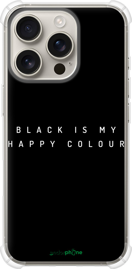 Силикон с усиленными углами чехол Happy Color для Apple iPhone 16 Pro - 4252sp-3708 изображение 