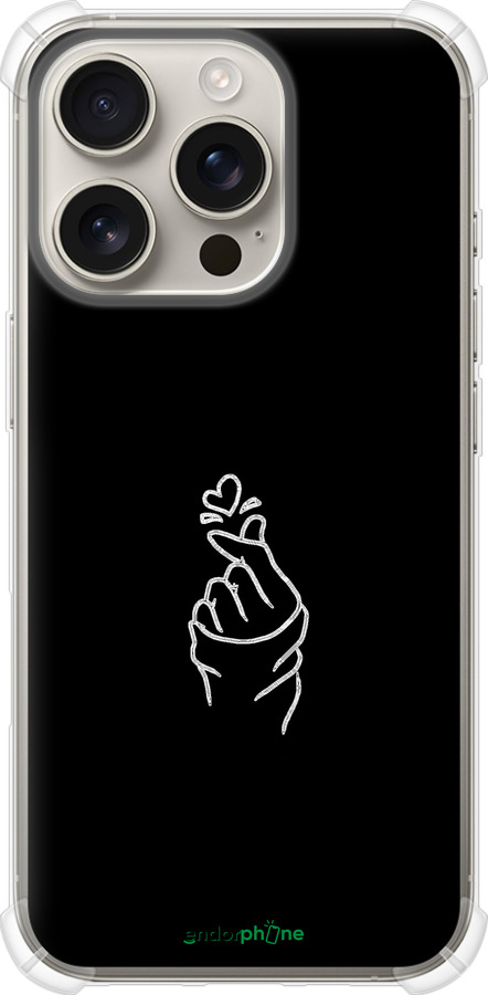 Силикон с усиленными углами чехол Love You для Apple iPhone 16 Pro - 4298sp-3708 изображение 