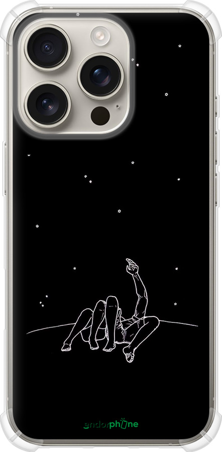 Силикон с усиленными углами чехол Романтика для Apple iPhone 16 Pro - 4306sp-3708 изображение 