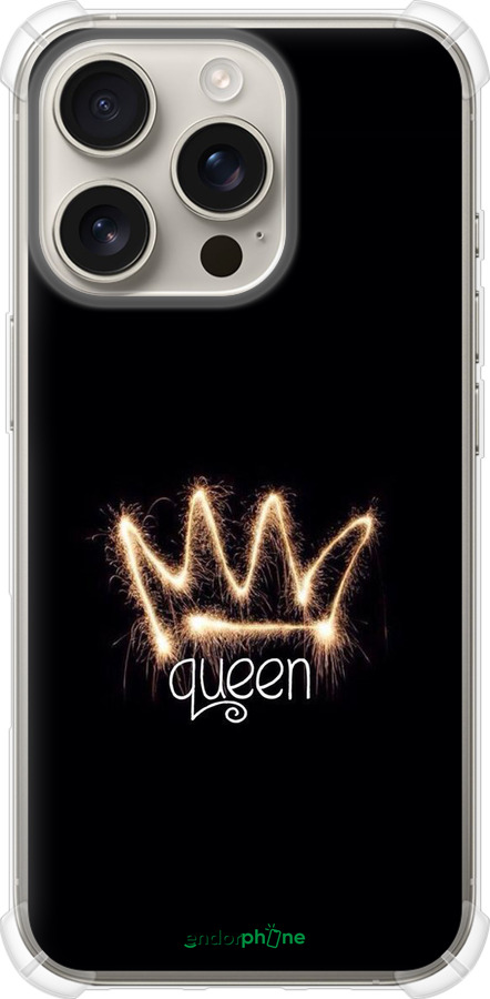 Силіконовий протиударний с посиленими кутами чехол Корона для Apple iPhone 16 Pro - 4337sp-3708 изображение 