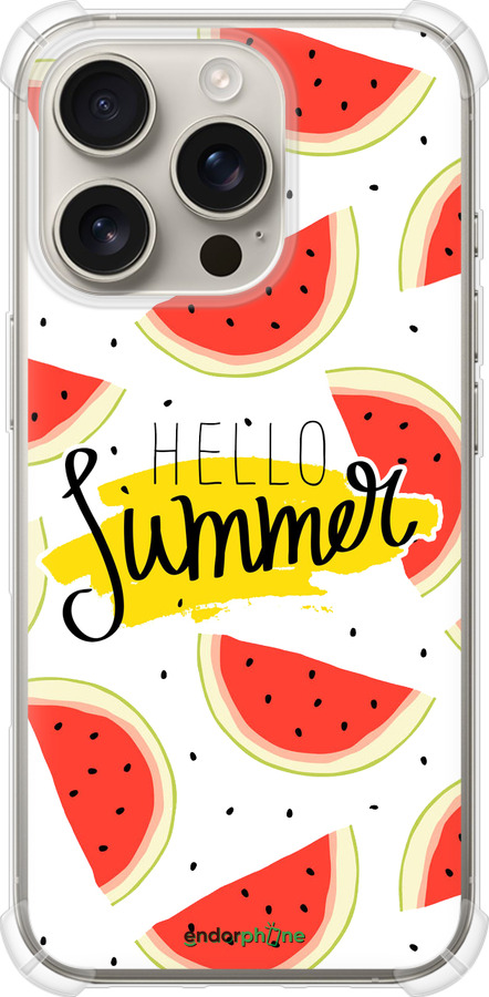 Силикон с усиленными углами чехол Hello Summer для Apple iPhone 16 Pro - 4356sp-3708 изображение 