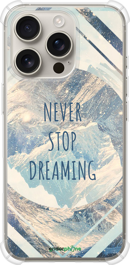 Силикон с усиленными углами чехол Мечтать для Apple iPhone 16 Pro - 4379sp-3708 изображение 