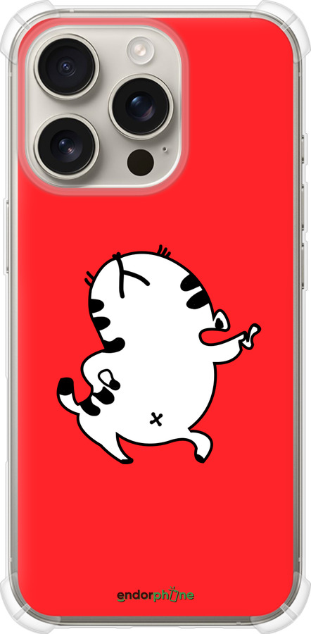 Силіконовий протиударний с посиленими кутами чехол Кошеня для Apple iPhone 16 Pro - 4577sp-3708 изображение 