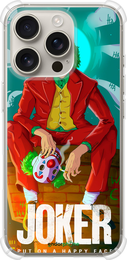 Силикон с усиленными углами чехол Джокер1 для Apple iPhone 16 Pro - 4675sp-3708 изображение 