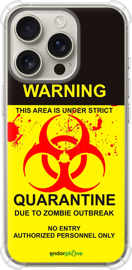 Силіконовий протиударний с посиленими кутами чехол Biohazard 9 для Apple iPhone 16 Pro - 4825sp-3708 изображение 