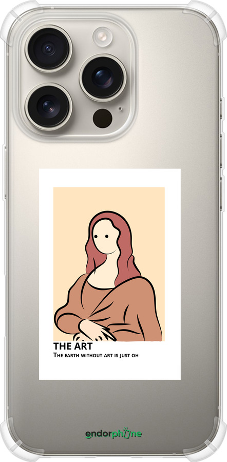 Силикон с усиленными углами чехол The art для Apple iPhone 16 Pro - 4890sp-3708 изображение 