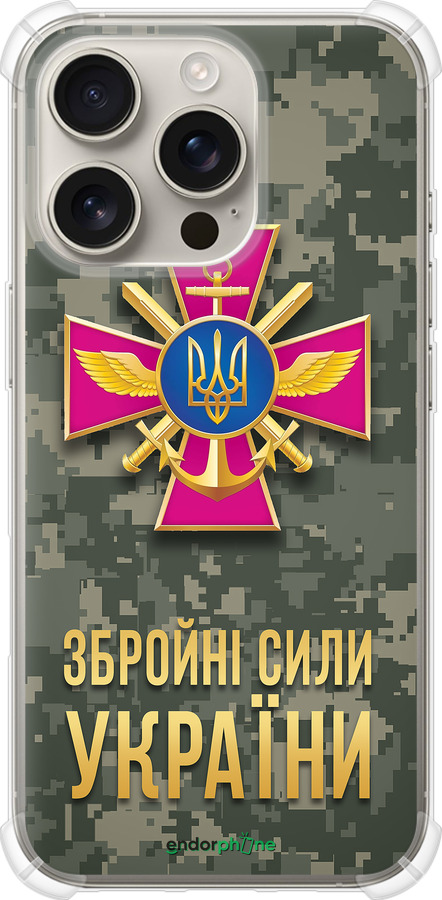 Силикон с усиленными углами чехол ЗСУ для Apple iPhone 16 Pro - 5269sp-3708 изображение 