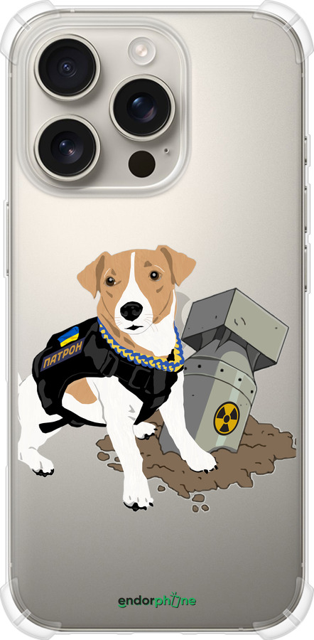 Силикон с усиленными углами чехол Патрон v2 для Apple iPhone 16 Pro - 5321sp-3708 изображение 