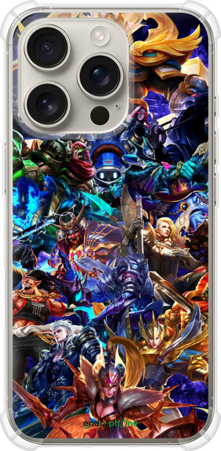 Силіконовий протиударний с посиленими кутами чехол № 5375 для Apple iPhone 16 Pro - 5375sp-3708 изображение 