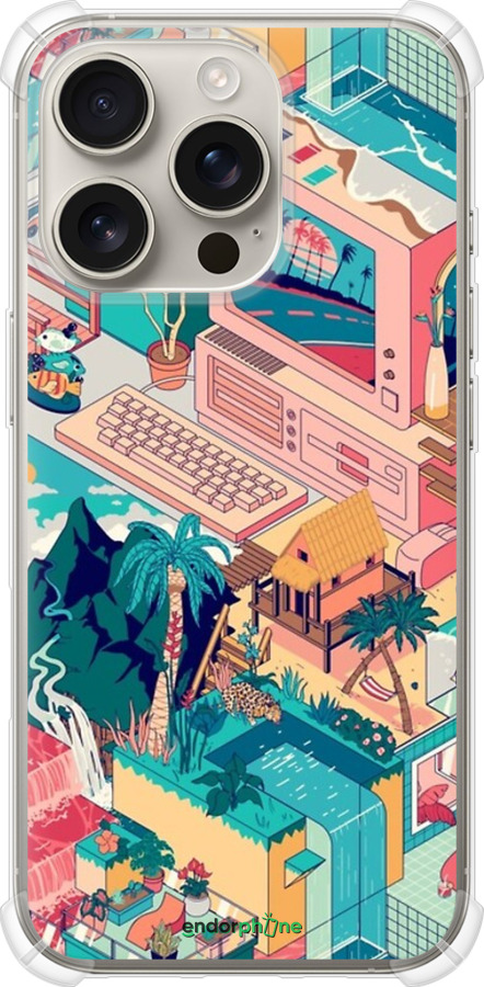 Силіконовий протиударний с посиленими кутами чехол № 5393 для Apple iPhone 16 Pro - 5393sp-3708 изображение 