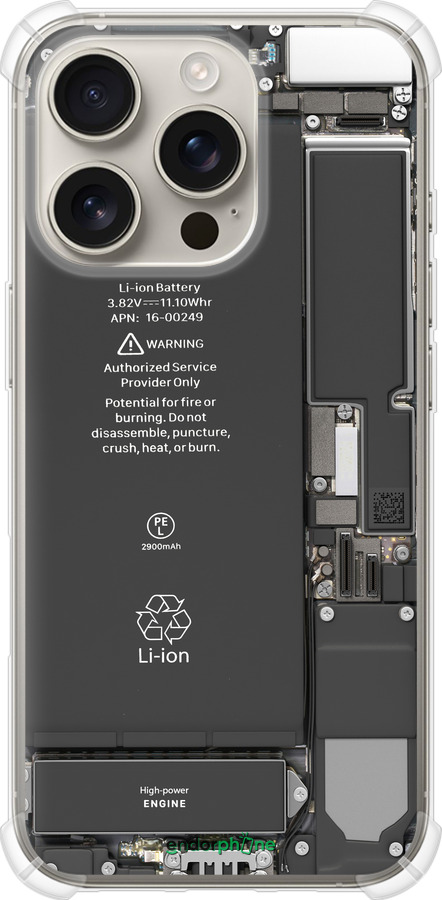 Силикон с усиленными углами чехол Детали смартфона для Apple iPhone 16 Pro - 5487sp-3708 изображение 