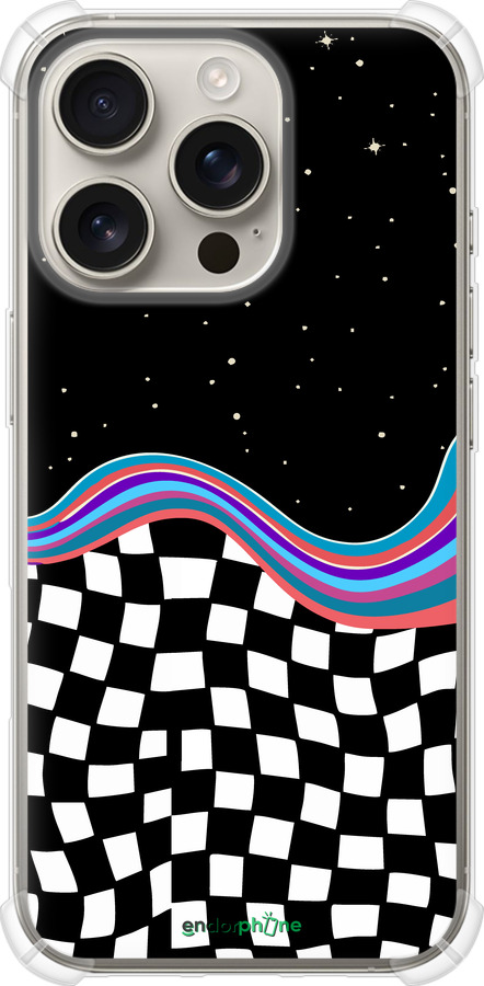 Силикон с усиленными углами чехол Абстрактный космос для Apple iPhone 16 Pro - 5512sp-3708 изображение 