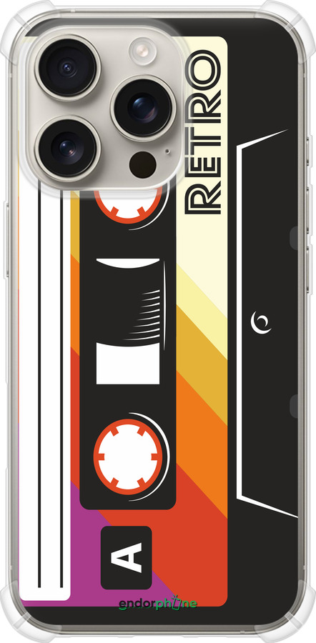 Силіконовий протиударний с посиленими кутами чехол Касета з90 v4 для Apple iPhone 16 Pro - 5532sp-3708 изображение 