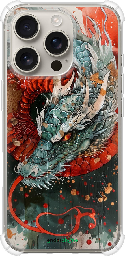 Силіконовий протиударний с посиленими кутами чехол Стихія вогню для Apple iPhone 16 Pro - 6101sp-3708 изображение 