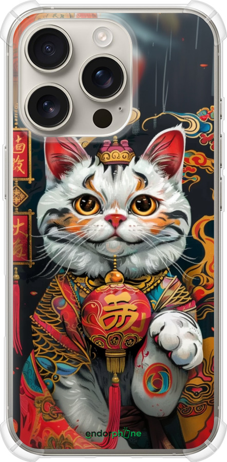Силикон с усиленными углами чехол China Cat v2 для Apple iPhone 16 Pro - 6135sp-3708 изображение 