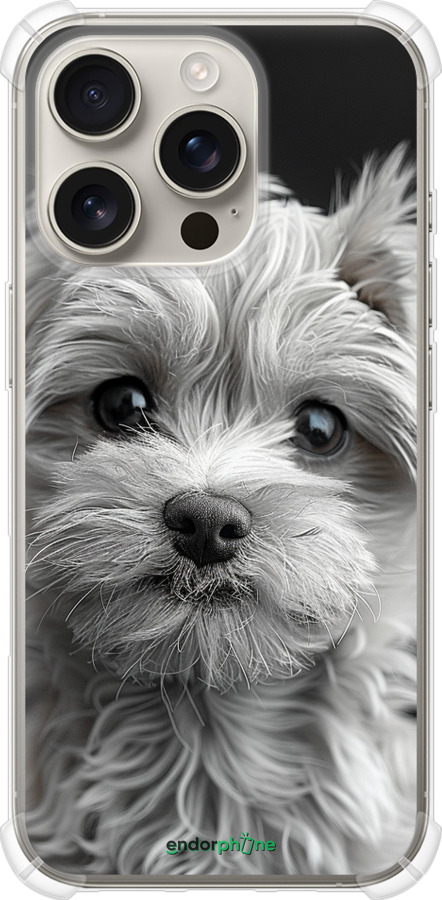 Силикон с усиленными углами чехол Мальтипу на чорном фоне для Apple iPhone 16 Pro - 6156sp-3708 изображение 