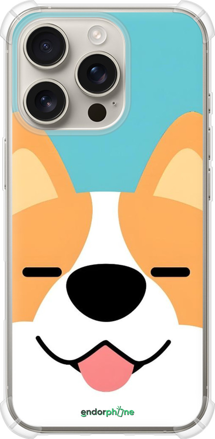 Силикон с усиленными углами чехол Корги для Apple iPhone 16 Pro - 6280sp-3708 изображение 