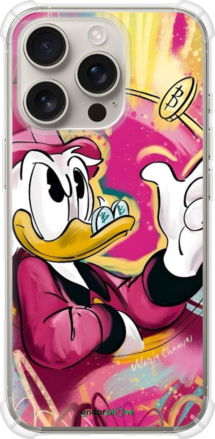 Силикон с усиленными углами чехол Скрудж для Apple iPhone 16 Pro - 6283sp-3708 изображение 