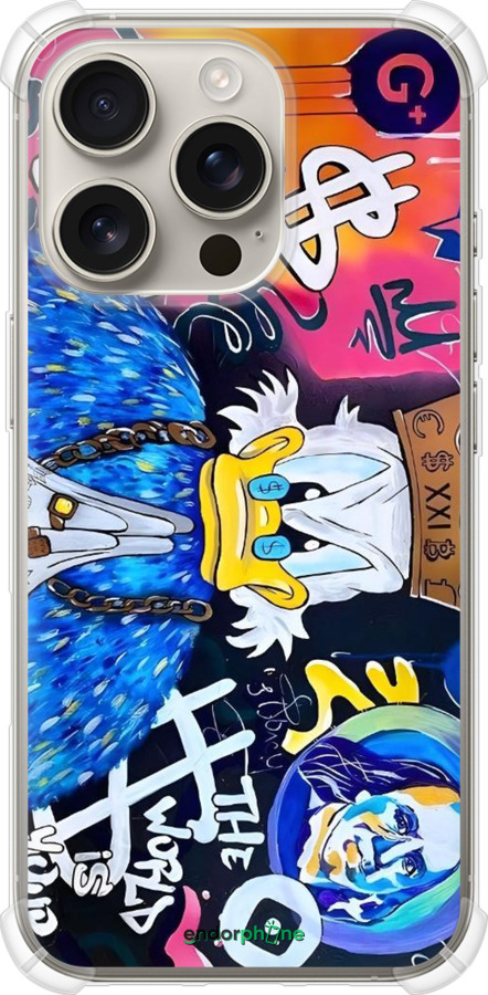 Силикон с усиленными углами чехол Скрудж 2 для Apple iPhone 16 Pro - 6285sp-3708 изображение 