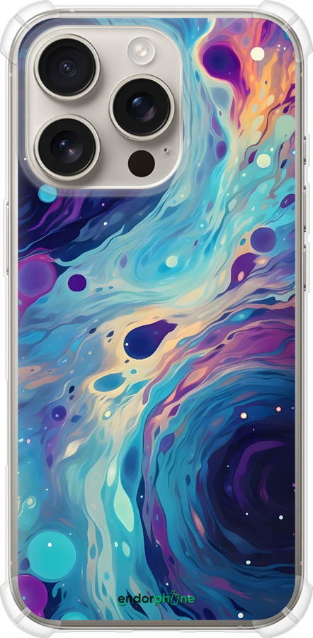 Силикон с усиленными углами чехол Арт акварель для Apple iPhone 16 Pro - 6329sp-3708 изображение 