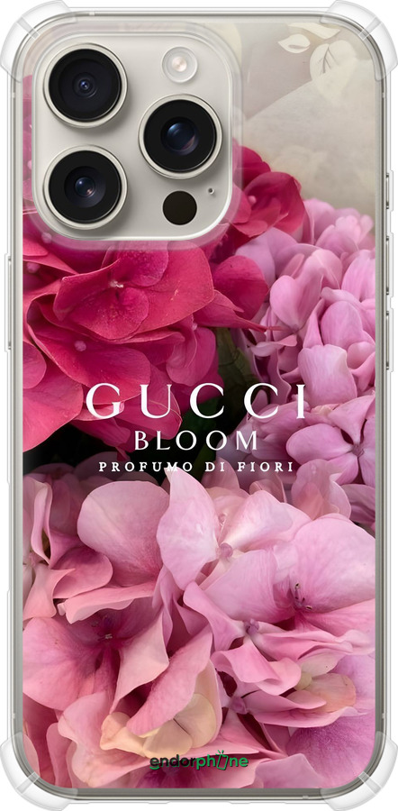 Силикон с усиленными углами чехол Гучи для Apple iPhone 16 Pro - 6341sp-3708 изображение 
