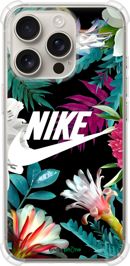 Силикон с усиленными углами чехол Nike для Apple iPhone 16 Pro - 6378sp-3708 изображение 