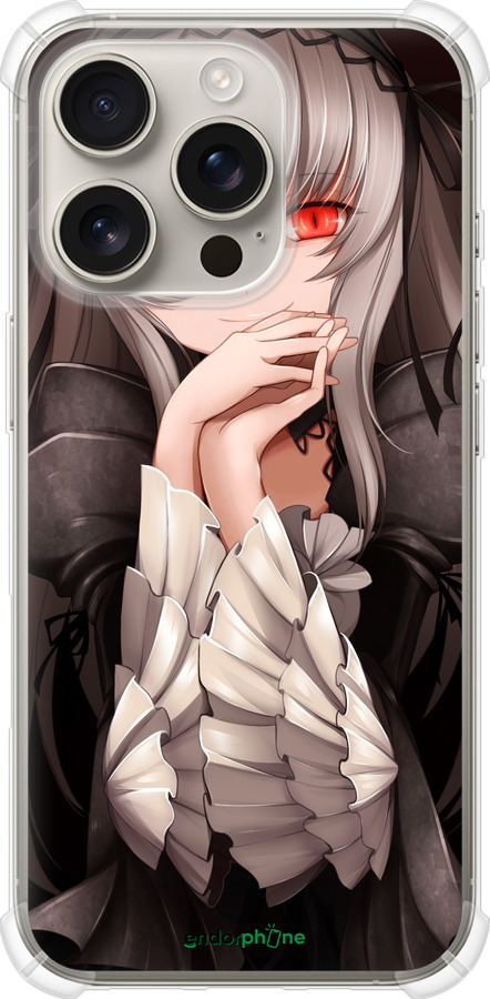 Силикон с усиленными углами чехол Suigintou для Apple iPhone 16 Pro - 6606sp-3708 изображение 