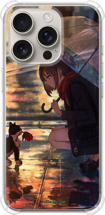 Силикон с усиленными углами чехол Anime для Apple iPhone 16 Pro - 6609sp-3708 изображение 