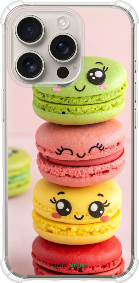 Силіконовий протиударний с посиленими кутами чехол Печиво для Apple iPhone 16 Pro - 6693sp-3708 изображение 