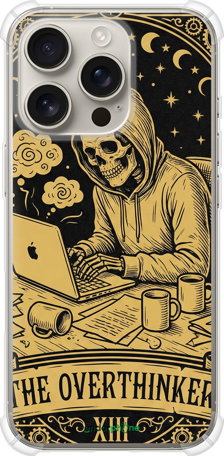 Силіконовий протиударний с посиленими кутами чехол The Overthinker для Apple iPhone 16 Pro - 6774sp-3708 изображение 