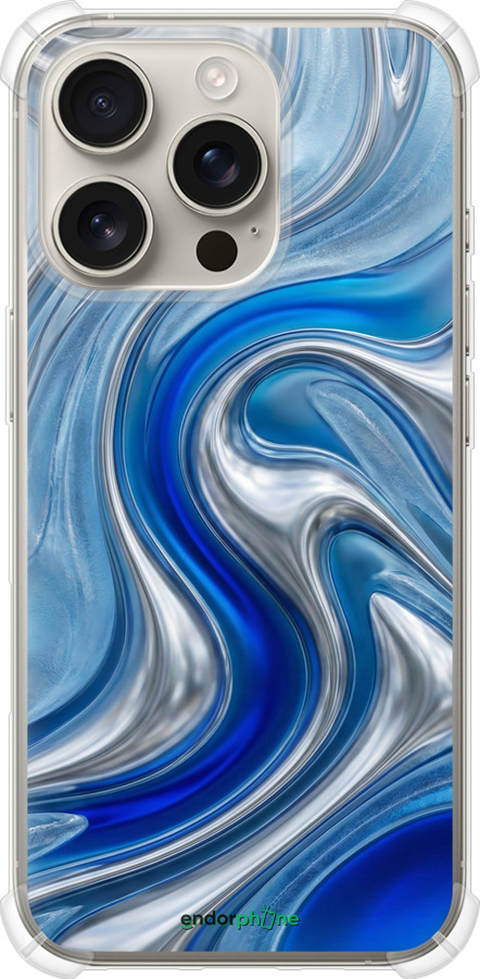 Силикон с усиленными углами чехол Liquid Chrome для Apple iPhone 16 Pro - 6781sp-3708 изображение 