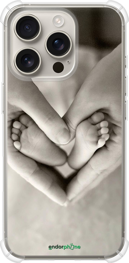 Силикон с усиленными углами чехол Любовь для Apple iPhone 16 Pro - 699sp-3708 изображение 