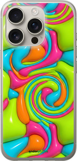 Силиконовый чехол Y2K Jelly Dream для Apple iPhone 16 Pro - 6780u-3708 изображение 