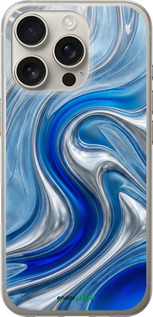 Силиконовый чехол Liquid Chrome для Apple iPhone 16 Pro - 6781u-3708 изображение 