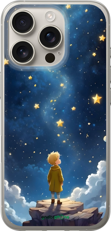 Силіконовий чехол Маленький принц для Apple iPhone 16 Pro - 6326u-3708 изображение 