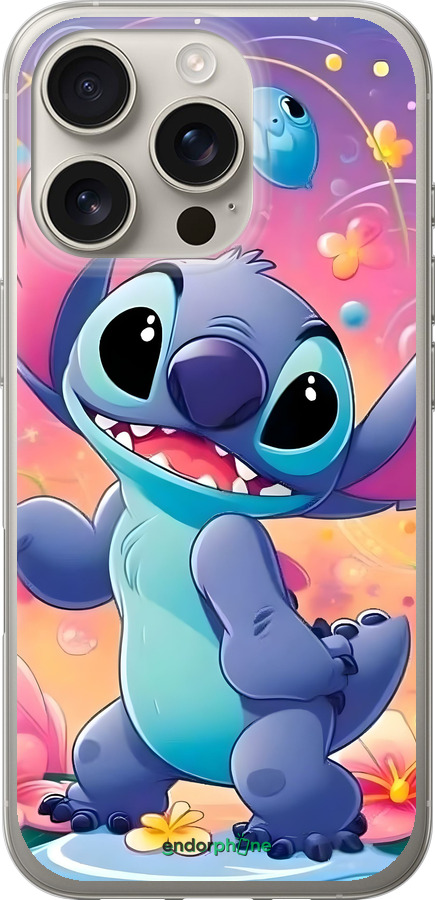 Силіконовий чехол Стич 2 для Apple iPhone 16 Pro - 6371u-3708 изображение 