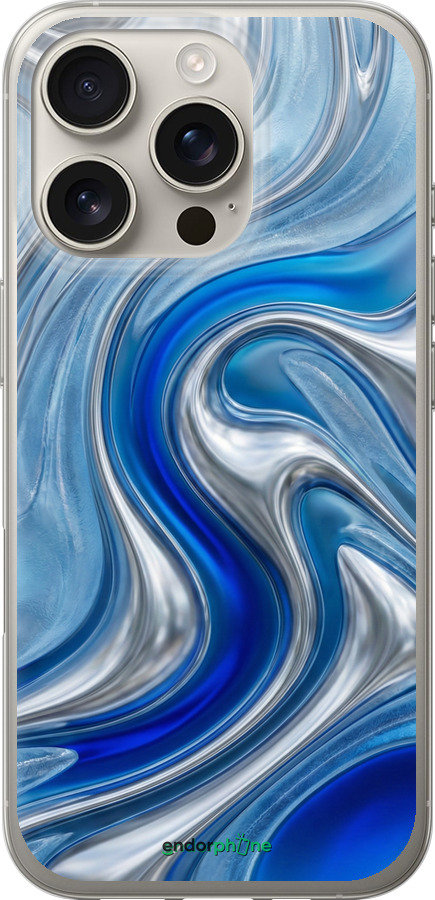 Силиконовый чехол Liquid Chrome для Apple iPhone 16 Pro - 6781u-3708 изображение 