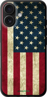 TPU чехол Флаг США для Apple iPhone 16 - 395b-3709 изображение 