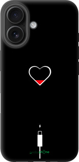 TPU чехол Підзарядка серця для Apple iPhone 16 - 4274b-3709 изображение 
