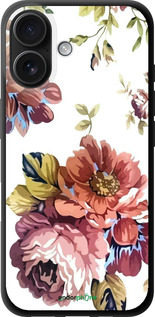 TPU чехол Vintage flowers для Apple iPhone 16 - 4333b-3709 изображение 