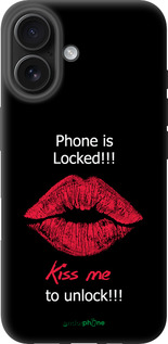 TPU чехол Розблокуй-поцілуй для Apple iPhone 16 - 4372b-3709 изображение 