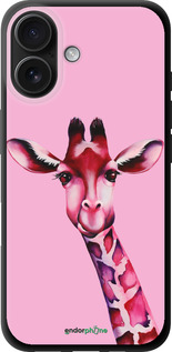 TPU чехол Рожева жирафа для Apple iPhone 16 - 4441b-3709 изображение 