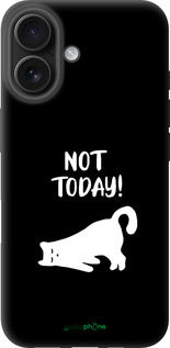 TPU чехол Уставший кот для Apple iPhone 16 - 4535b-3709 изображение 