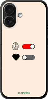 TPU чехол Любовь и ум для Apple iPhone 16 - 4553b-3709 изображение 