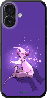 TPU чехол Кот2 для Apple iPhone 16 - 4676b-3709 изображение 