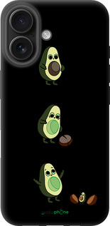 TPU чехол Авокадо 1 для Apple iPhone 16 - 4857b-3709 изображение 