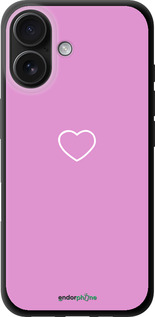 TPU чехол Серце 2 для Apple iPhone 16 - 4863b-3709 изображение 