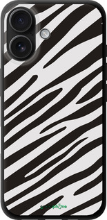 TPU чехол Классическая зебра для Apple iPhone 16 - 4874b-3709 изображение 