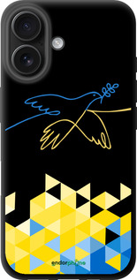 TPU чехол Птица мира для Apple iPhone 16 - 5231b-3709 изображение 